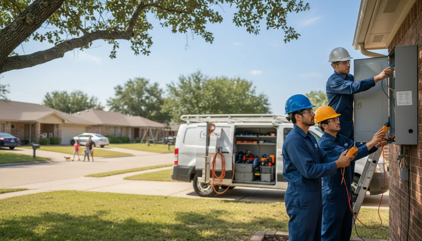 Certified electrician providing emergency electrical services in South Charleston, OH